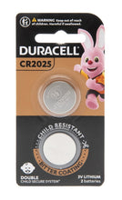 Load image into Gallery viewer, Duracell 3V Lithium CR2025 Batteries
