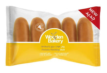 Load image into Gallery viewer, Wooden Bakery Potato Hotdog Roll
