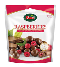 Load image into Gallery viewer, Rois Raspberries Coated With Milk Chocolate
