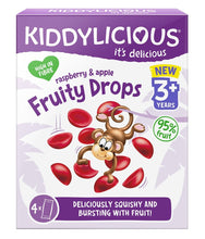 Load image into Gallery viewer, Kiddylicious Fruity Drops Raspberry &amp; Apple
