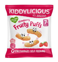 Load image into Gallery viewer, Kiddylicious Strawberry Fruity Puffs
