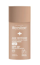 Load image into Gallery viewer, Beesline Age Defense Tinted Facial Fluid Sunscreen Light
