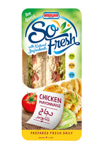 Load image into Gallery viewer, Americana Chicken Mayonnaise Sandwich On White Bread
