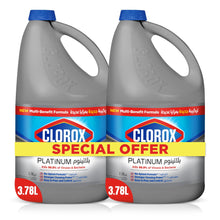 Load image into Gallery viewer, Clorox Liquid Bleach Platinum Dual Pack

