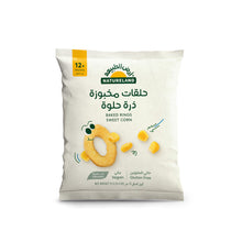 Load image into Gallery viewer, Natureland Organic Sweet Corn Baked Rings
