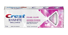 Load image into Gallery viewer, Crest 3D White Brilliance Pearl Glow Toothpaste
