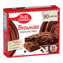 Load image into Gallery viewer, Betty Crocker 90 Calorie Chocolate Fudge Brownies

