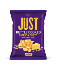 Load image into Gallery viewer, Kitco Just Cheese &amp; Chives Kettle Cooked Potato Chips
