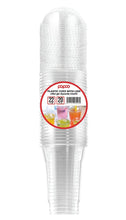Load image into Gallery viewer, Clear Plastic Cups With Lids 22 OZ
