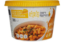 Load image into Gallery viewer, Cook-Tok Instant Carbonara Topokki Rice Cup
