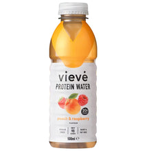 Load image into Gallery viewer, Vieve Peach &amp; Raspberry Flavored Protein Water
