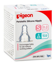 Load image into Gallery viewer, Pigeon Peristaltic Silicone Nipple 0-3 months
