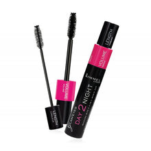 Load image into Gallery viewer, Rimmel Glam Eyes Day 2 Night Waterproof Black Mascara

