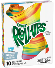 Load image into Gallery viewer, Fruit Roll-Ups Tropical Flavored Fruit Snacks
