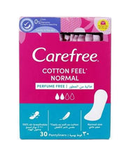 Load image into Gallery viewer, Carefree Cotton Feel Normal Unscented Pantyliners
