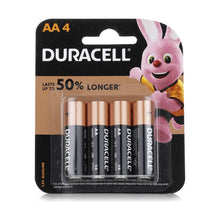 Load image into Gallery viewer, Duracell AA 4 Battery Alkaline 50% Power Longer
