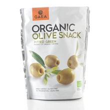 Load image into Gallery viewer, Gaea Organic Pitted Green Olives Snack
