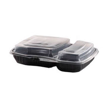 Load image into Gallery viewer, Papco Microwaveable Container 2 Compartment With Lid
