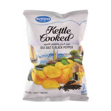 Load image into Gallery viewer, Kitco Just Sea Salt &amp; Black Pepper Kettle Cooked Potato Chips
