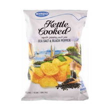 Load image into Gallery viewer, Kitco Just Sea Salt &amp; Black Pepper Kettle Cooked Potato Chips
