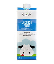 Load image into Gallery viewer, Koita Lactose Free Whole Fat Milk

