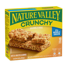 Load image into Gallery viewer, Nature Valley Crunchy Oats &amp; Roasted Almonds Granola Bars
