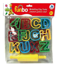 Load image into Gallery viewer, Funbo Modelling Clay Tools Alphabets
