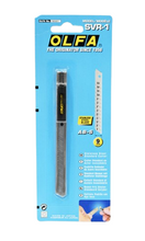 Load image into Gallery viewer, Olfa SVR-1 Stainless Steel Cutter + 2 Blades 9mm
